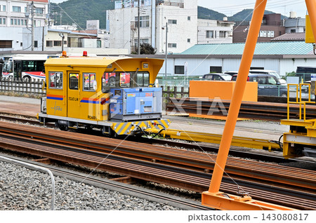 鐵路(私人鐵路):東武東上線、軌道維護車輛、小川町車站 鐵路(私人鐵路):東武東上線、軌道維護車輛、小川町車站 143080817