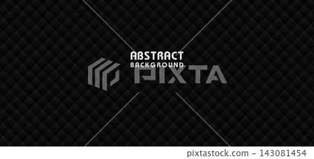 Dark geometric abstract background with diamond tile grid gradient shading and central text outline for modern design and presentation templates Dark geometric abstract background with diamond tile grid gradient shading and central text outline for modern design and presentation templates 143081454