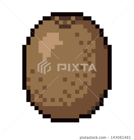 Fresh Kiwi Pixel Art Fruit Graphic Fresh Kiwi Pixel Art Fruit Graphic 143081481