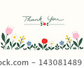 Simple Scandinavian-style Thank You card 143081489