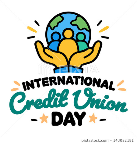 International Credit Union Day Badge Design 143082191