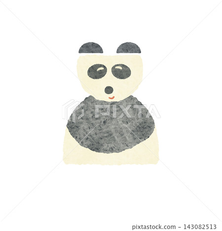 可愛的微笑熊貓插畫（單件） 143082513