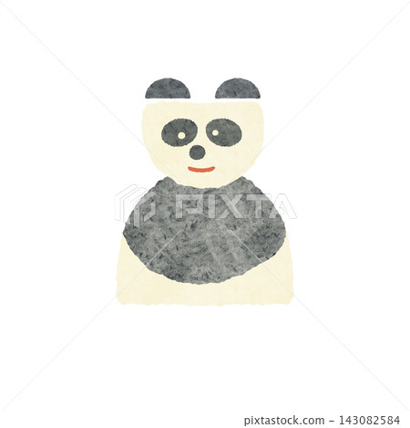 一幅可愛又輕鬆的插畫,描繪了一隻微笑、看著某些東西的熊貓。 一幅可愛又輕鬆的插畫,描繪了一隻微笑、看著某些東西的熊貓。 143082584
