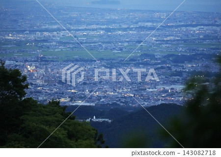 The night view of Shonan from Oyama Quasi-National Park The night view of Shonan from Oyama Quasi-National Park 143082718