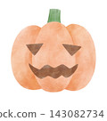 Hand-drawn style cute Halloween icons 143082734