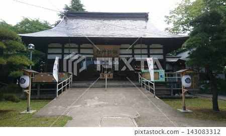 The main hall of Suwa Shrine! Aomori City, Aomori Prefecture 143083312