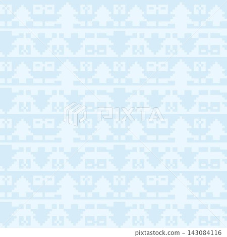 Pastel Christmas fair isle pattern design for fashion textiles, knitwear and graphics Pastel Christmas fair isle pattern design for fashion textiles, knitwear and graphics 143084116