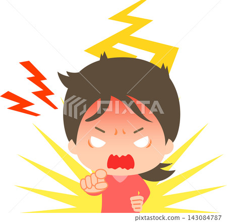 A woman who gets angry and unleashes thunder 143084787