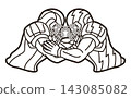 American Football Sport Male Player Action Graphic Vector 143085082