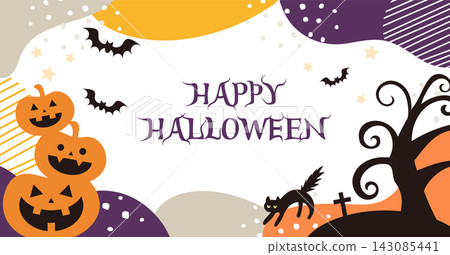 Halloween background illustration Halloween background illustration 143085441