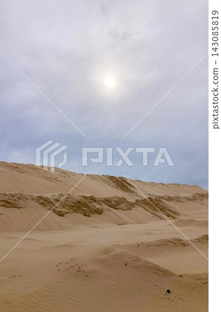 Valdevaqueros Dune is a stunning natural sand dune located in Tarifa, along the Strait of Gibraltar, Spain 143085819