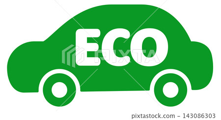 環保汽車圖示:簡潔的設計素材,適用於帶有 ECO 標誌的環保汽車。 環保汽車圖示:簡潔的設計素材,適用於帶有 ECO 標誌的環保汽車。 143086303
