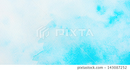 Turquoise abstract watercolor background Turquoise abstract watercolor background 143087252