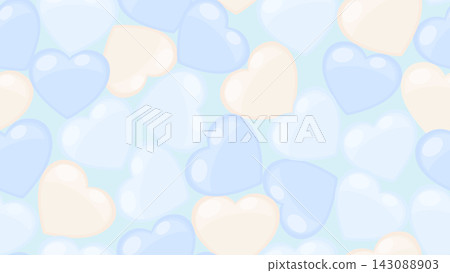 Heart pattern seamless background vector (blue, light, easy-to-read text, low contrast) Heart pattern seamless background vector (blue, light, easy-to-read text, low contrast) 143088903