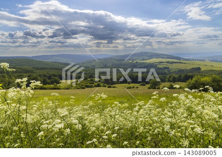 Landscape Kubikuv vrch near Javornik and Nova Lhota, White Carpathians, Czech Republic Landscape Kubikuv vrch near Javornik and Nova Lhota, White Carpathians, Czech Republic 143089005