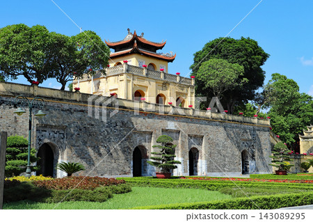 Doan Gate, the main gate of the Thang Long Imperial Citadel, a UNESCO World Heritage Site in Hanoi, Vietnam. Doan Gate, the main gate of the Thang Long Imperial Citadel, a UNESCO World Heritage Site in Hanoi, Vietnam. 143089295