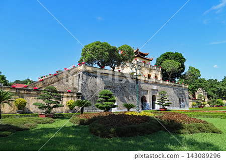 Doan Gate, the main gate of the Thang Long Imperial Citadel, a UNESCO World Heritage Site in Hanoi, Vietnam. Doan Gate, the main gate of the Thang Long Imperial Citadel, a UNESCO World Heritage Site in Hanoi, Vietnam. 143089296