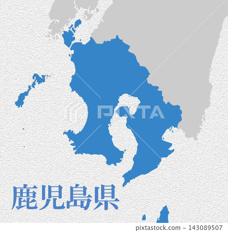 鹿兒島縣 - 日本地圖 鹿兒島縣 - 日本地圖 143089507
