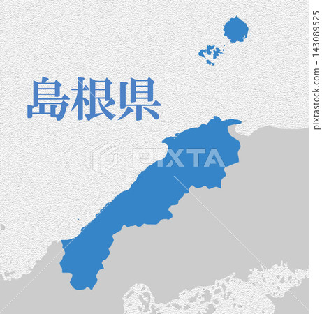島根縣 - 日本地圖 島根縣 - 日本地圖 143089525