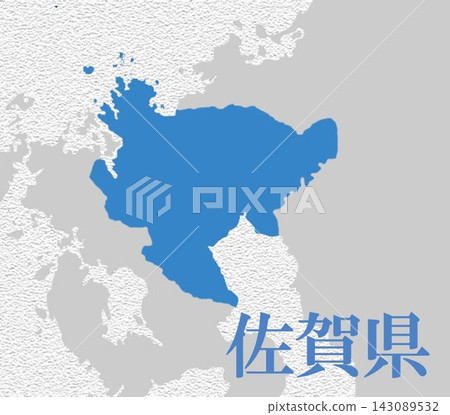 佐賀縣 - 日本地圖 佐賀縣 - 日本地圖 143089532