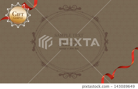 High-quality frame background with gold label (2) 143089649