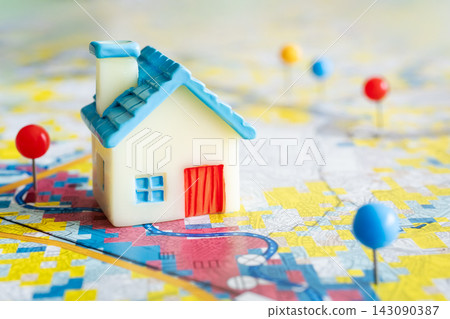 Hazard Map and Home: Image Material of Disaster Risks for Residential Buildings Hazard Map and Home: Image Material of Disaster Risks for Residential Buildings 143090387