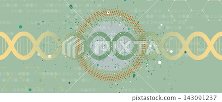 Futuristic modern dna design, neural genetic pathways, molecular strands Futuristic modern dna design, neural genetic pathways, molecular strands 143091237