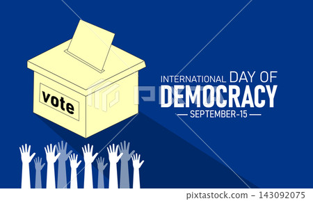 International day of democracy concept with ballot box and raised hands democracy election politics participation government equality community representation activism empowerment september International day of democracy concept with ballot box and raised hands democracy election politics participation government equality community representation activism empowerment september 143092075