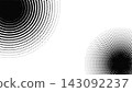 用半色調創建的圓形背景。 143092237