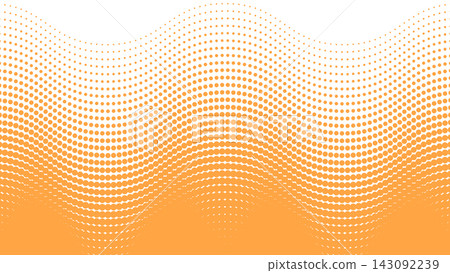 Wavy halftone dot background Wavy halftone dot background 143092239