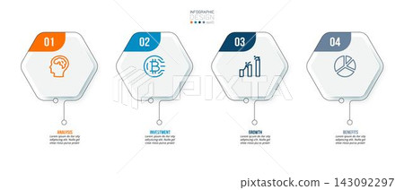 Infographic template design with show option for present information business Infographic template design with show option for present information business 143092297