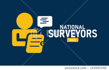 National Surveyors Week Vector Surveyor Theodolite Tripod Total Station Land Boundary Mapping Construction March Banner Design Professional Stock Graphic Template National Surveyors Week Vector Surveyor Theodolite Tripod Total Station Land Boundary Mapping Construction March Banner Design Professional Stock Graphic Template 143093540