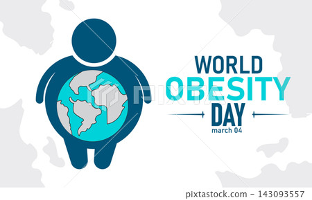 World Obesity Day, March 4 Vector, Scale Apple Heart, Blue Ribbon Awareness Poster, Flat Design Weight Loss Obesity Prevention Health Banner Illustration Stock Graphic World Obesity Day, March 4 Vector, Scale Apple Heart, Blue Ribbon Awareness Poster, Flat Design Weight Loss Obesity Prevention Health Banner Illustration Stock Graphic 143093557