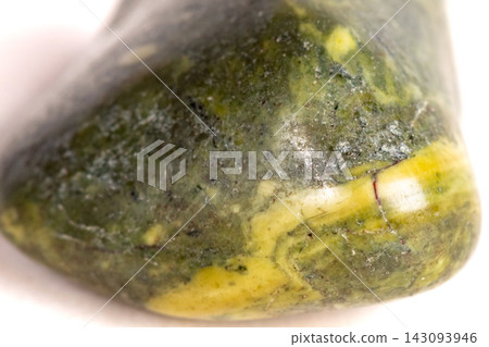 Macro mineral stone jasper on a white background Macro mineral stone jasper on a white background 143093946