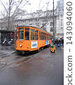 Ventotto, a tram system in Milan, Italy 143094060