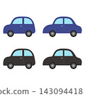 My Car, a compact car available in two body styles (blue and black). 143094418