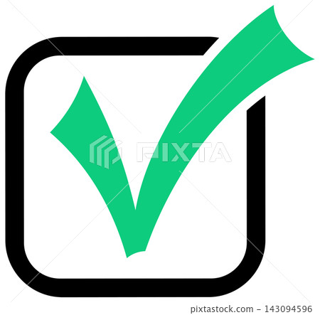Checkmark tick icon 143094596