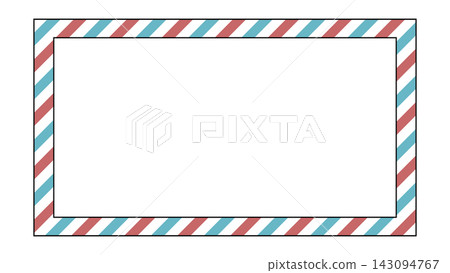 Rectangular frame illustration with red and blue stripes Rectangular frame illustration with red and blue stripes 143094767