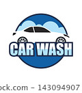 car wash service logo, vector illustration 143094907