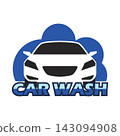 car wash service logo, vector illustration 143094908