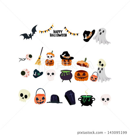 happy halloween free vector illustration happy halloween free vector illustration 143095199