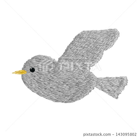 【灰鳥】手工刺繡插畫材料 【灰鳥】手工刺繡插畫材料 143095802