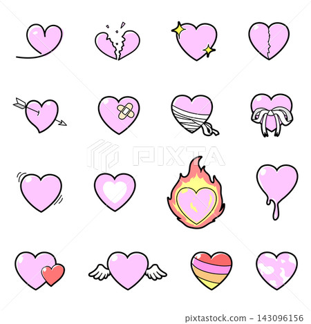 heart, hearts, vector 143096156
