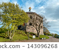 Skansen Kronan framed by trees in Gothenburg 143096268