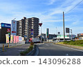 兵庫縣明石市三丁目和坂十字路口附近的景色 143096288