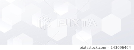 Abstract background with tech hexagonal pattern 143096464