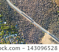 Empty road in rural forest 143096528