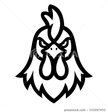 Aggressive Rooster Cock Fighting Bird Vector Illustration Aggressive Rooster Cock Fighting Bird Vector Illustration 143097450