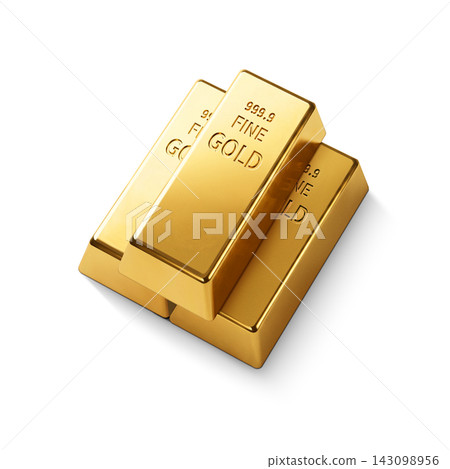 金錠插圖 真金 金錠插圖 真金 143098956