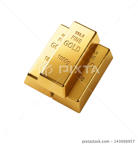金錠插圖 真金 金錠插圖 真金 143098957